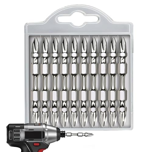 Juego de brocas Phillips, taladro de destornillador eléctrico, brocas para carpintería, juego de puntas de destornillador, acero de alto carbono, cruceta magnética para latón, aluminio