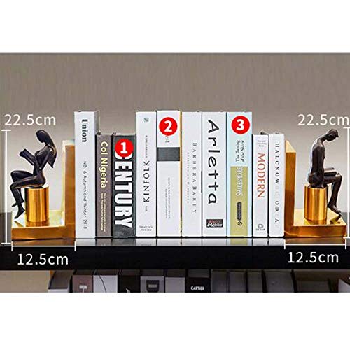 Ozdoby Nordic Metal Bookends Bookends by TV Dekoracje szafek Biurko do nauki Rzemiosło żywiczne Ozdoby Akcesoria domowe
