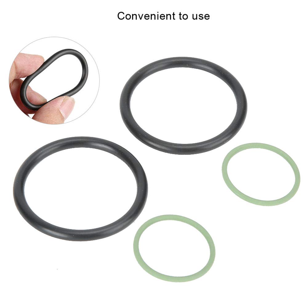 Kit de Réparation de Bague d'étanchéité pour Solénoïde Vanos | Matériau en Caoutchouc Durable | Solution au Problème du Moteur | Convient aux Moteurs N40 N42 N46 N45 | Vert