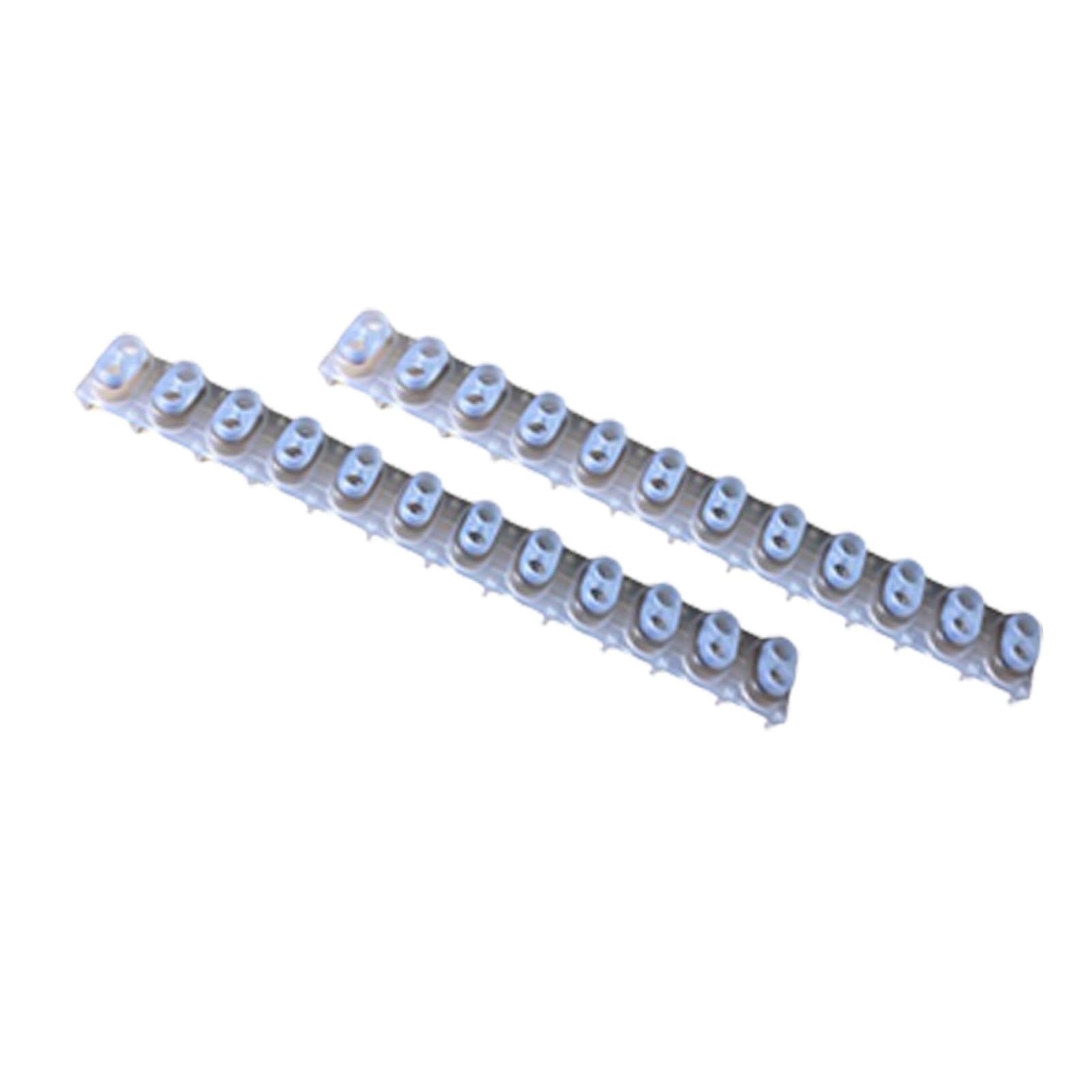 Contatti Strisce in gomma Pulsante in silicone Gomma conduttiva resistente alla temperatura per la manutenzione strumenti elettronici Parte conduttiva in silicone