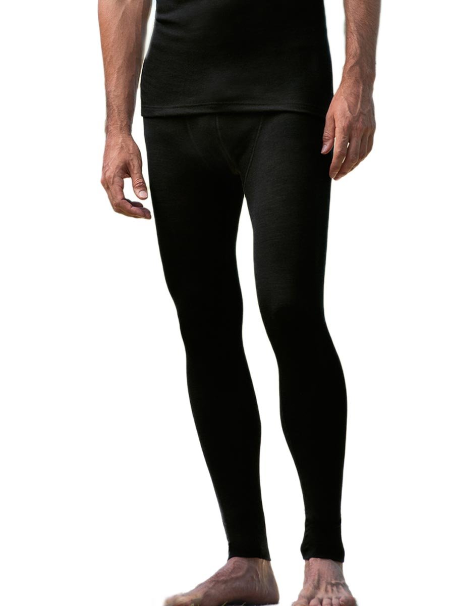 Engel Natur, Leggings da Uomo, 70% Lana (Organico), 30% Seta