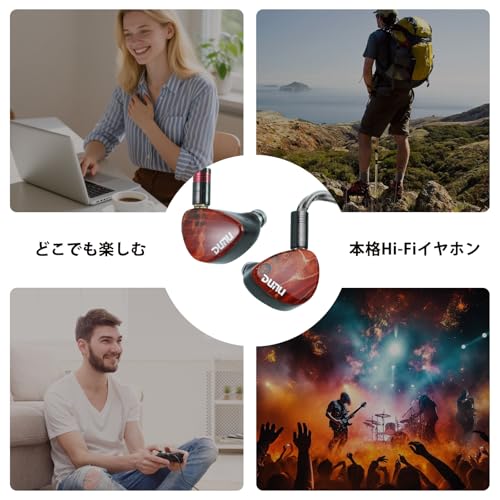 DUNU x Gizaudio DaVinci 2DD+4BA Hybrid In-Ear Earphones 商品画像7