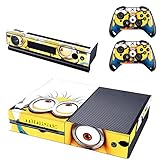 REYTID Konsole Skin/Aufkleber + 2 x Controller Abziehbilder & Kinect Wrap kompatibel mit Microsoft Xbox one - voller Satz - Minions