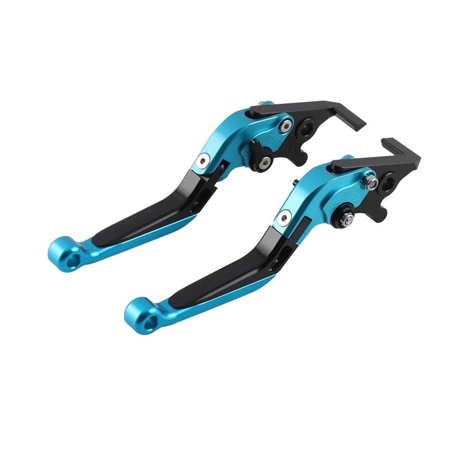 Hpzprpcew Blue Black For Cfmoto 450Mt Mt450 450 Mt 2023 2024 Motorcycle Adjustable Brake Clutch Lever Anti-Fall Break Folding Cnc(Blue Black)