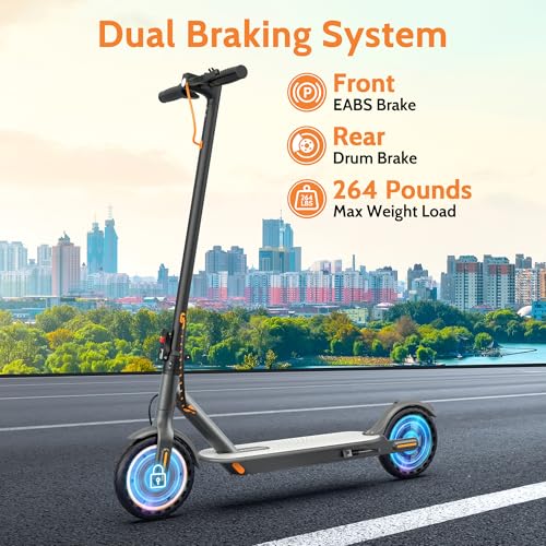 Image of MAXSHOT Electric Scooter for Adults, 8.5 /10 /14 inch Tires, 19 /22Mph, 350W /500W Motor, 21-28 Miles Range, Folding E-Scooter with Dual Suspension,APP Control