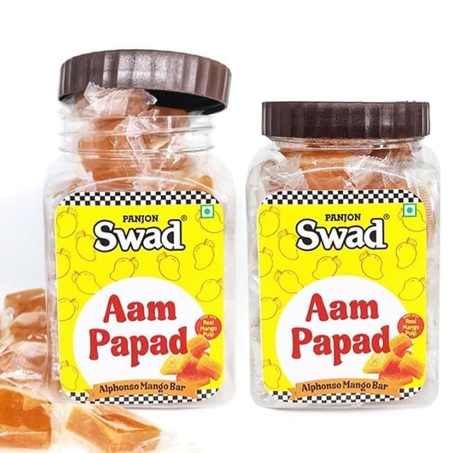 Image of Panjon Swad Aam Papad Candy, 320g, Pack of 2