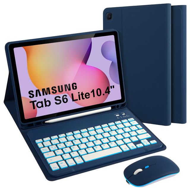 LAMA Tastaturhülle für Samsung Galaxy 11 Zoll Tab A9 Plus 20