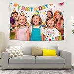 7×5FT Custom Banners Personalized Backdrop Customized Backdrop with Picture Custom Tapestry for Wall Birthdays Anniversaries Graduations Wedding Party Business - Image 3