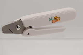 2-in-1 Pet Nail Clippers with Dual LED Lights – USB Rechargeable Dog & Cat Nail Trimmer with Safety Guard, Low-Noise Grooming Tool, White.