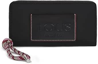 Tous Portamonete Media 2002103433 New Dorp Blu – Ecopelle, 3 Scomparti Monete, 2 Slot Carte, Chiusura Zip, Misure 11x12x3,5 Cm