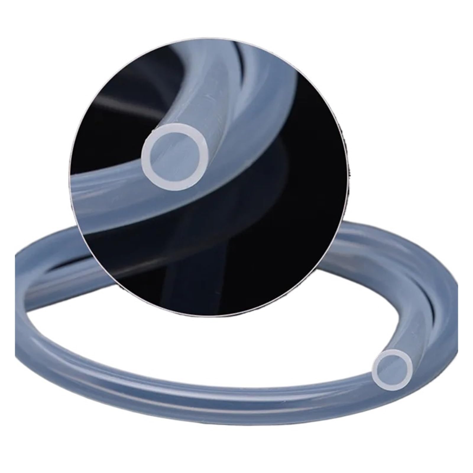 Manguera de tubo silicona Tubo de silicona transparente de 10 metros, 2, 4, 6, 8, 10, 12, 16 y 20mm, manguera de goma Flexible for jardín, tubo suave for acuario(5x10 mm,10 Meter)