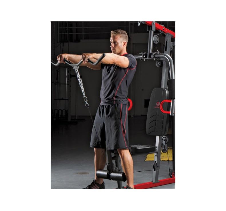 Marcy MWM-988 Multifunktions-Stahl-Heim-Fitnessstudio, 68 kg Gewichtsstapelmaschine