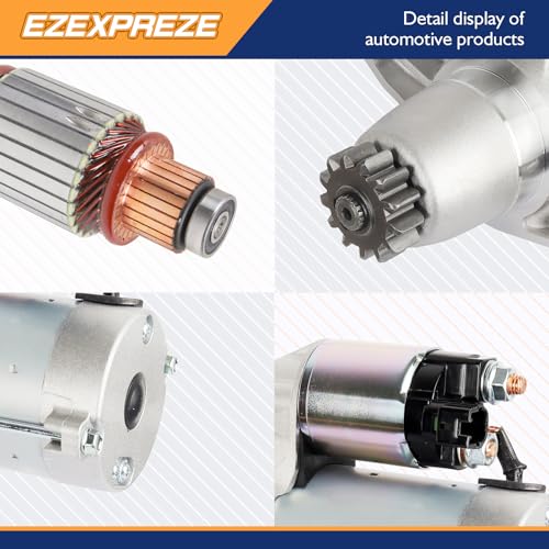 Image of 17825N Ezexpreze Starter Motor Compatible with Lexus 07-18 ES350 07-15 RX350,Toyota 07-17 Camry,08-16 Highlander,06-12 RAV4,07-16 Sienna,09-16 Venza 3.5L V6 1.6kw 13-Teeth CCW Replace# 428000-0700