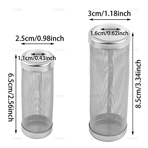 Auear, 2 Pack Stainless Steel Mesh Inflow Aquarium Filter Guard Intake Cover For Shrimp And Fish #TOP1