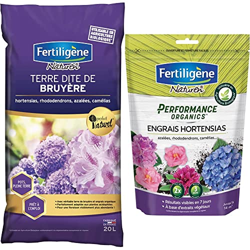 Terre De Bruyère Fertiligène Naturen 20L - Pour Plantes Acidophiles (Hortensias, Rhododendrons...)