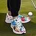 Spikeless Golf Shoes for Men, Women's Breathable Abstract Art Non-Slip Sports Walking Shoes with Ventilation Golf Sneakers