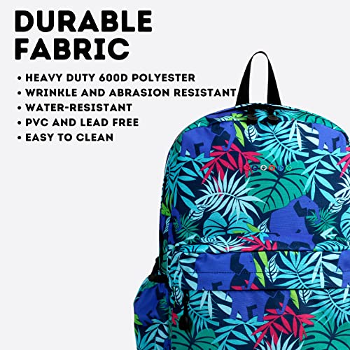 Image of J World Oz Middle School Backpack for Girls & Women. Cute Kids Laptop Bookbag, Savanna