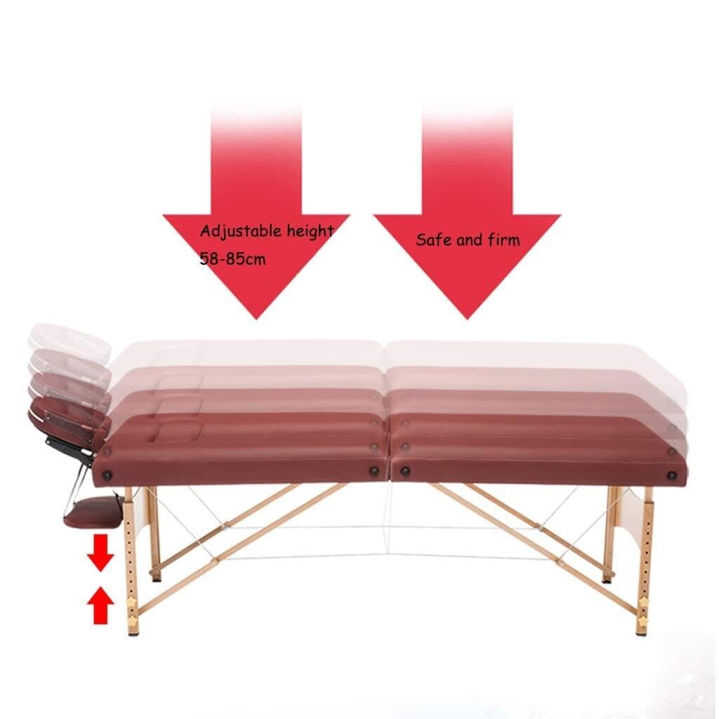 Profesjonalne stoły spa 2-sekcyjny składany stół do masażu, kanapa spa, salon kosmetyczny, łóżko do masażu, do zabiegów terapii Reiki(