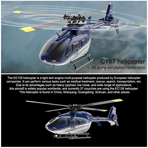 Spicyfy RC Helicopters for Adults, 4CH 3D Stunt Remote