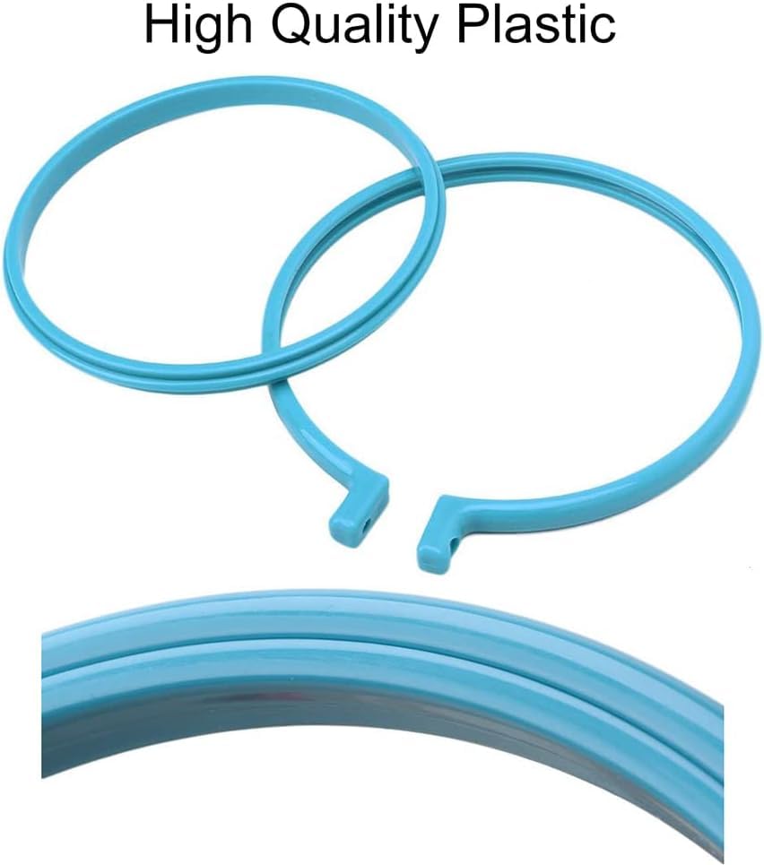 Borduurlijst, Kruissteek Ringring, Geïmiteerd Houten Display Frame-Cirkel En Ova