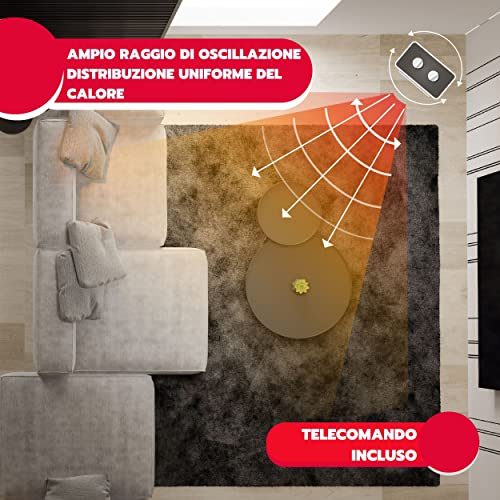 Radiateur céramique portable ARDES 1500W pour chauffer une table