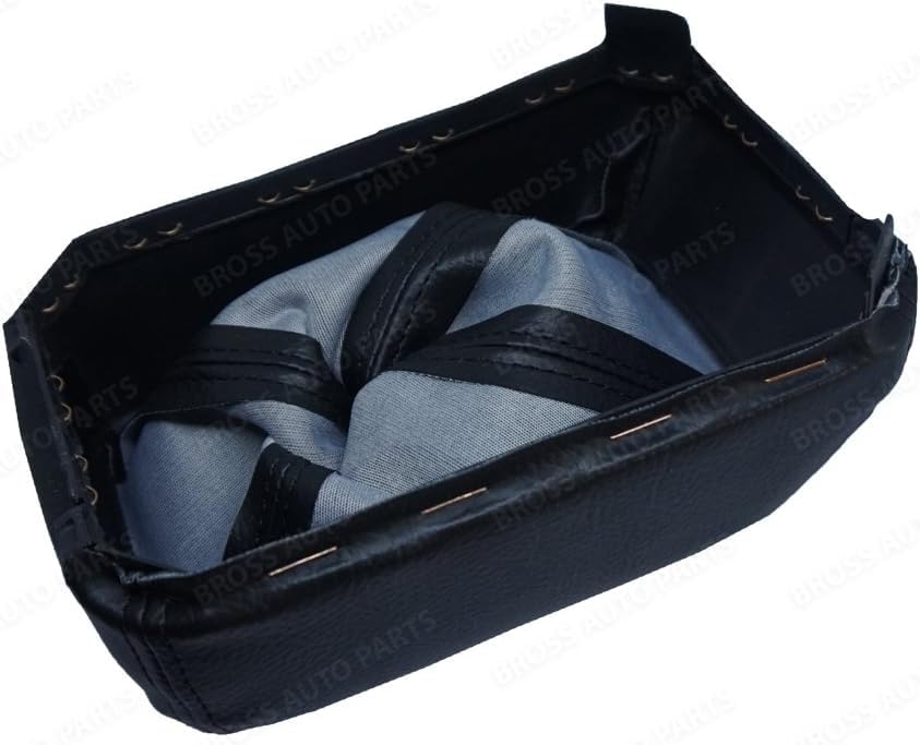 Schaltsack Schwarz Leder für Opel Astra F Corsa B Vectra A Combo Calibra A Tigra Kadett E 0738978 90437426 90373314 738978