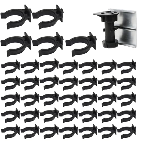 40 Pièces Clips Plinthe Cuisine, Attache Plinthe Cuisine, Plastique Clips pour Plinthe, Clip pour Pieds de Plastique et Aluminium, Support de Plinthe de Salle...