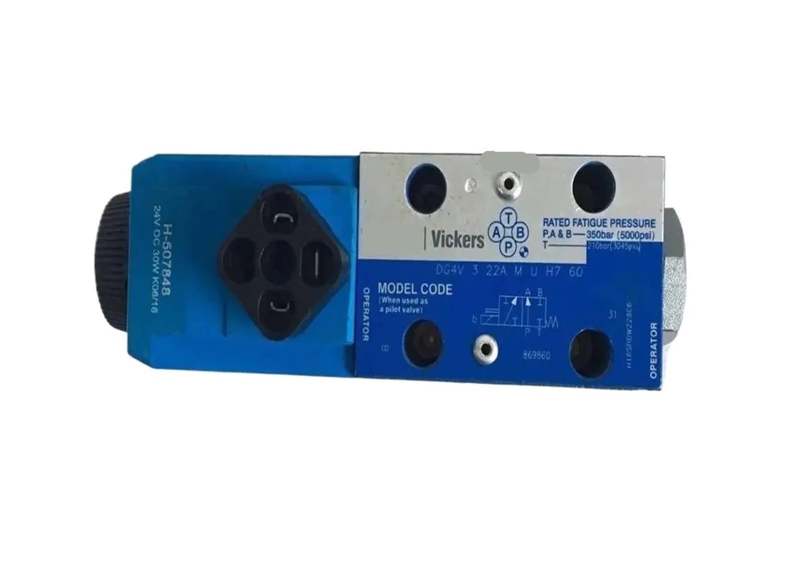 CXFCIHFT Hydraulic Valve DG4V-3-22AL-M-U-H7-60 Solenoid valve DG4V322ALMUH760 Solenoid Valve DG4V-3-22A-M-U-H7-60(DG4V3-22A-M-U-H7-60)