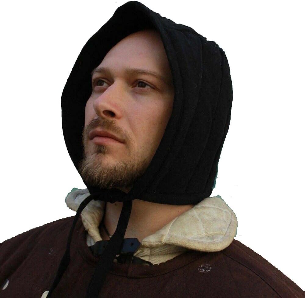 AnNafi® Padded Arming Cotton Cap|Protector Under Armor Chainmail Coif Cap for Men - Image 2