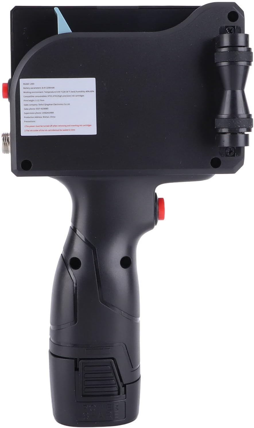 YWBL-WH Intelligent Handheld Inkjet Printer HD LED Mobile Inkjet Printer for Date Label Barcode