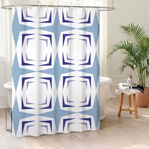 Rideau de douche en tissu polyester de qualité supérieure lavable en machine - 3