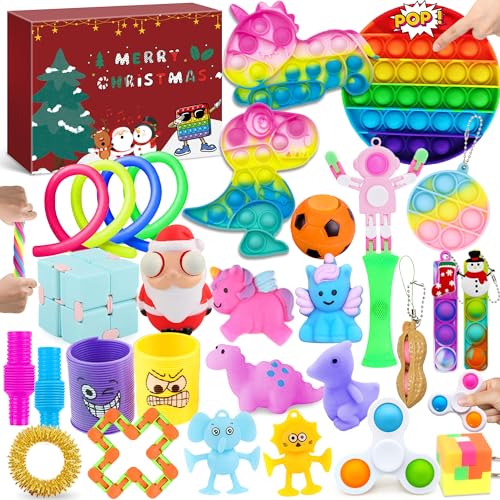 Lubibi Adventskalender Fidget Toys 2025, Mit 30Pcs Fidget Toys Antistress...