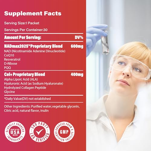 Image of zooone- NAD+ Supplement 30pcs, Premium Nicotinamide Riboside & Resveratrol, DNA Repair & Healthy Aging, Advanced NAD Supplement for Men & Women, Boosts Cellular Energy. (Pack of 2)