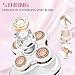 Electric Razors for Women: Rechargeable Shaver with Detachable Head - 5D Wet and Dry Lady Hair Remover for Legs and Hand (Gold)