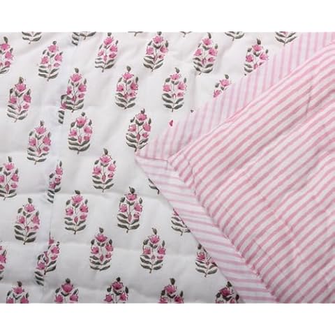 Ridhi Block Print Cotton Quilt Cover