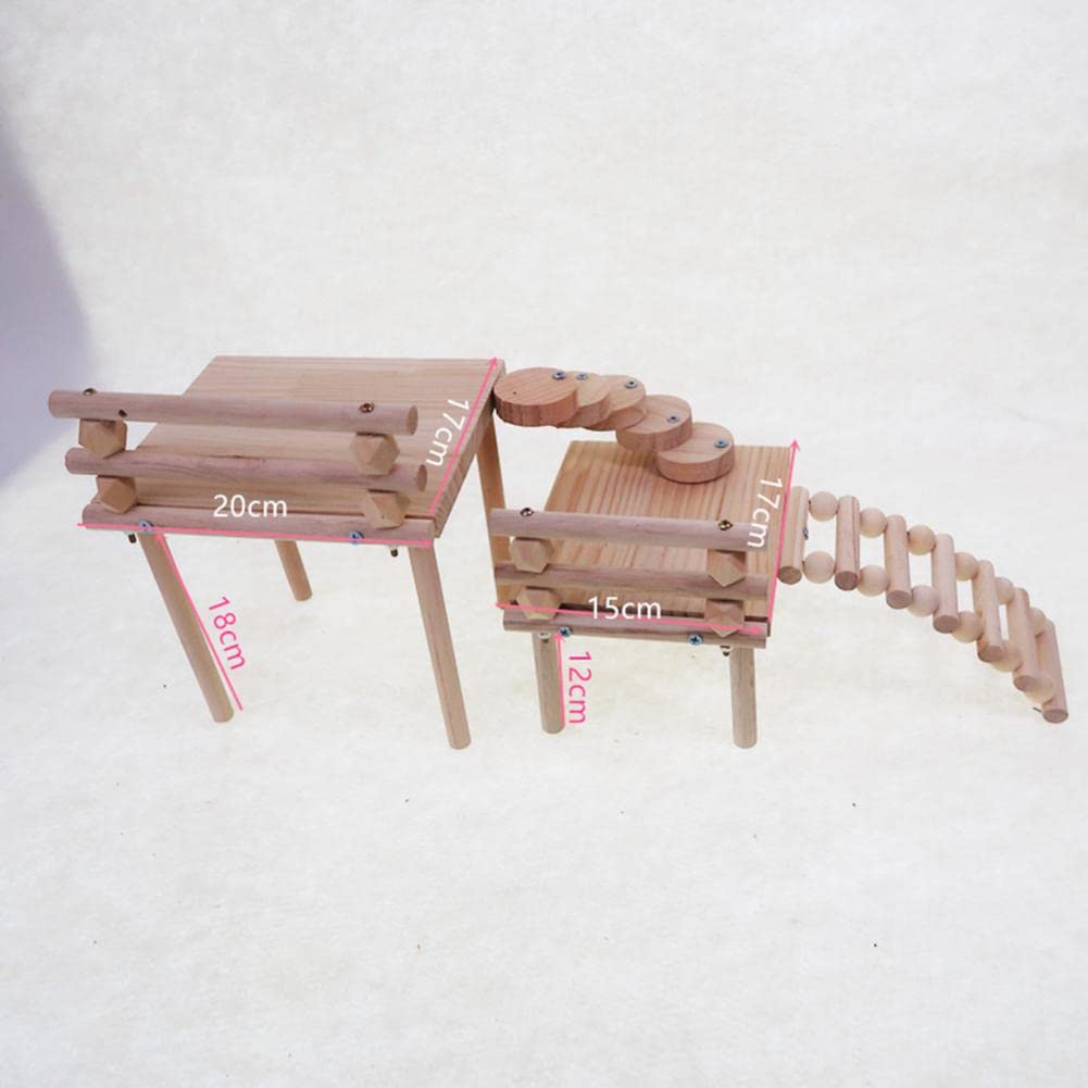Soporte Ecológico para Chinchilla Juguete para Hámster Soporte Resistente para Hámster Aburrido Plataforma De Juego Juguetes De Animales Pequeños