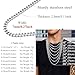 FindChic Men Curb Chain Necklace Stainless Steel Thick 7MM Link Chains for Men 14''-30'' 8 Length Options