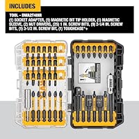 DEWALT Schraubendreher-Bit-Set, Impact Ready, FlexTorq, 40-teilig (DWA2T40IR), 22.2 x 4 x 22.2 cm – Ansicht 2