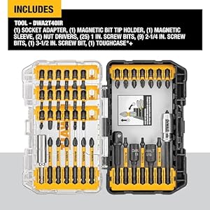 DEWALT Screwdriver Bit Set, 40 Pcs. Impact Ready, FlexTorq Impact Driver Bit Set with Storage Case (DWA2T40IR) — photo 2 of 6