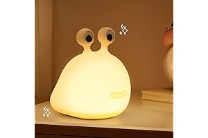 Crtivetoys Cute Slug Night Light for Bedroom Decor