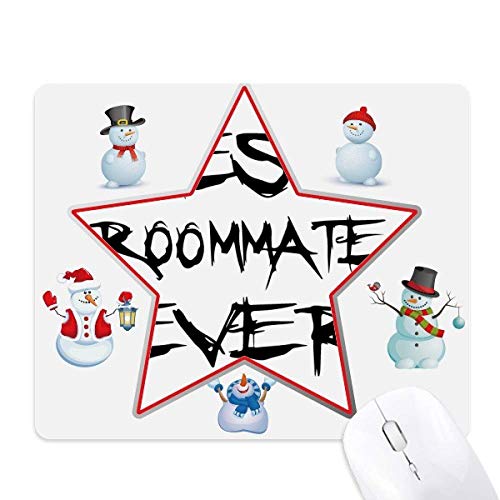 Tapis de souris Star Mouse Pad grand confort imprimé Noël hiver