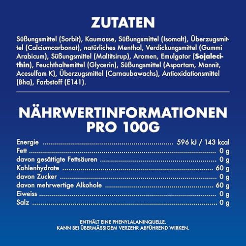 Airwaves Kaugummi Zuckerfrei, Menthol Eukalyptus Gum, 30 x 10 Dragees, Großpackung Chewing Gum, Mit Natürlichem Menthol, Kaugummi ohne Zucker mit Minz Frische (300 Dragees)