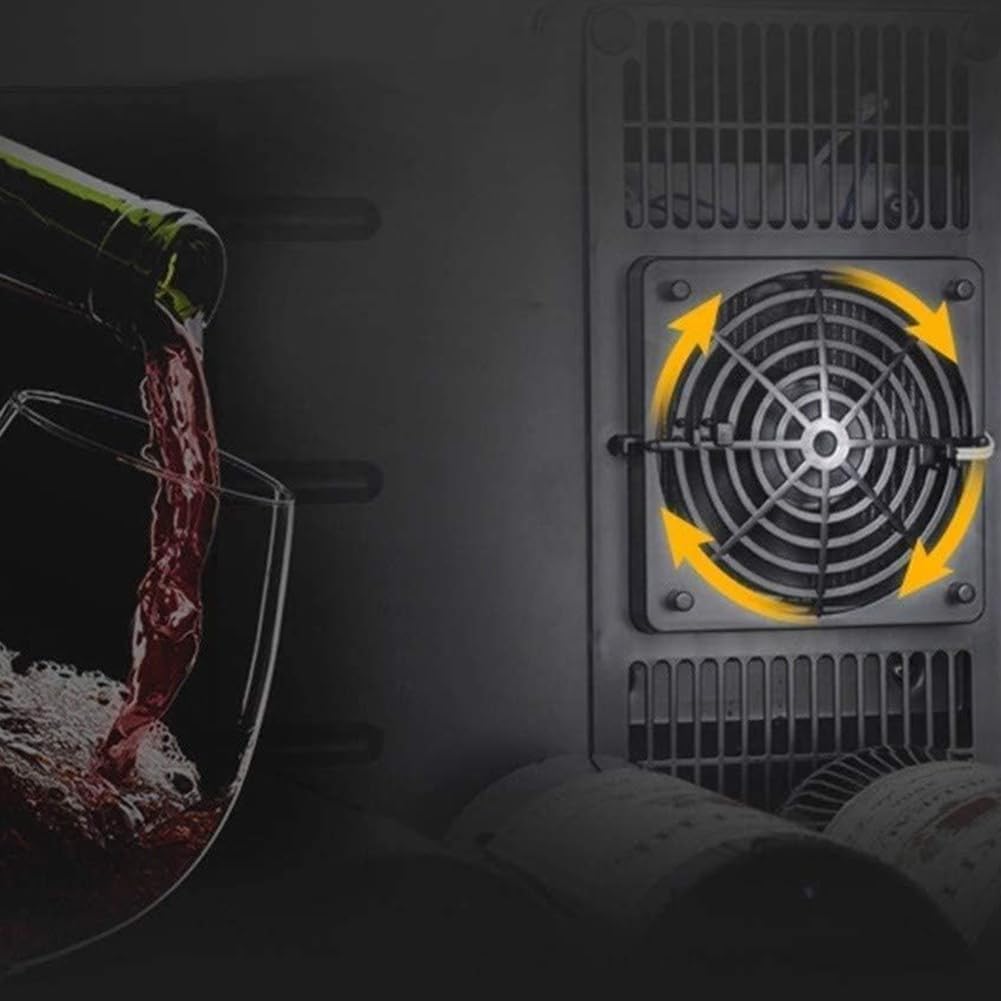 Wine Thermostat,Built-In Independent Temperature-Controlled Wine Cabinet,Small Independent Refrigerator,Suitable for Home Kitchen Office Bar,Red Wine,White Wine And Champagne Cellar,B 8 01