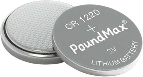 Miniatura 7 de PoundMax CR 1220 Baterías 3v Batería de botón de litio Paquete combinado - 5 unidades