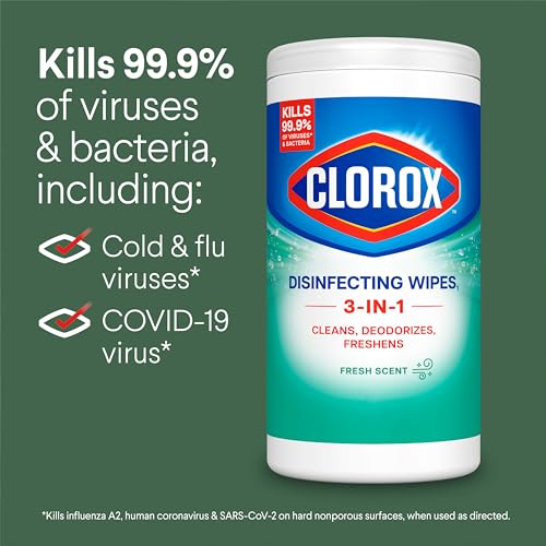 Image of Clorox Disinfecting Wipes, Bleach Free Cleaning Wipes, Fresh, 75 Count (Package May Vary) (Pack of 2)