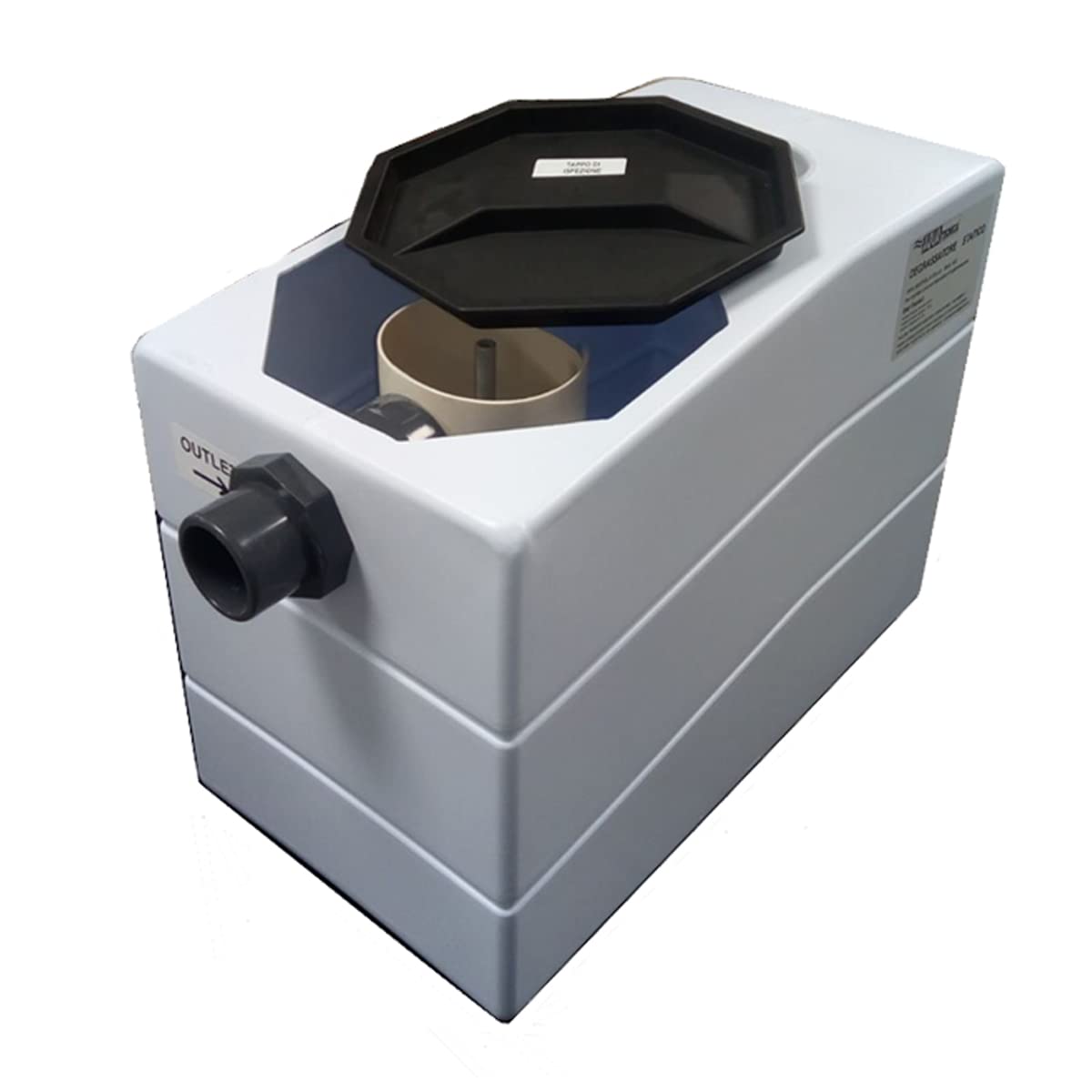 AcquaHOME® Degrassatore statico sotto lavello con filtro a coalescenza | Pretrattamento Acque Separatore di oli e grassi - Made in Italy (modello 6/C)