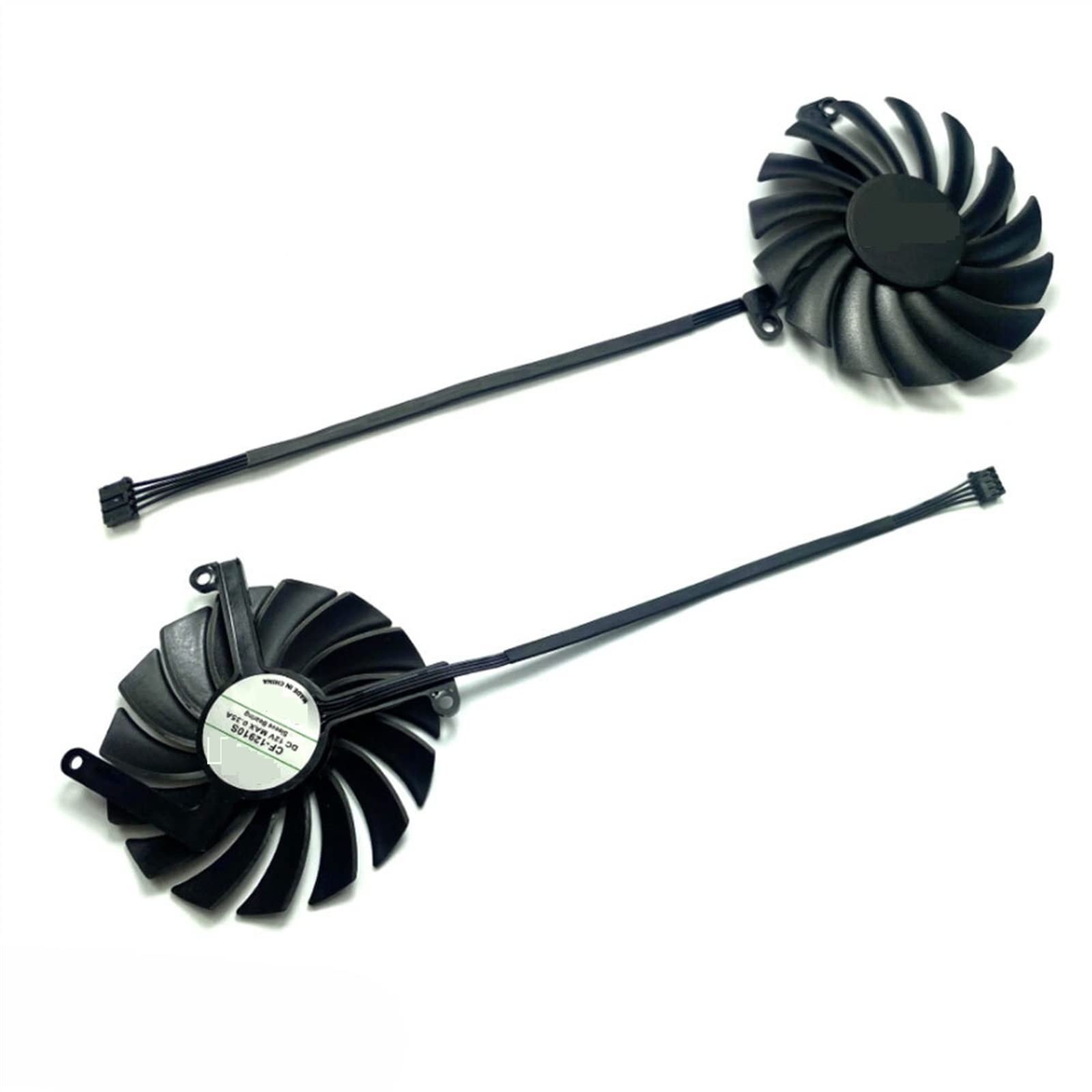MAHIE Nuevo Ventilador de GPU CF-12910S RTX 3070 TI X3 de 4 Pines, Compatible con INN03D GeForce RTX 3070 TI, RTX 3080, RTX 3080 TI X3 OC, Ventilador de refrigeración de Tarjeta gráfica Cheerfully (C