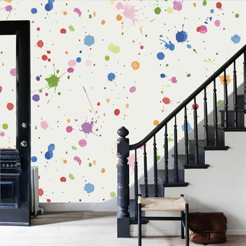 Fresque murale moderne abstraite esthétique pour grand mur - 6