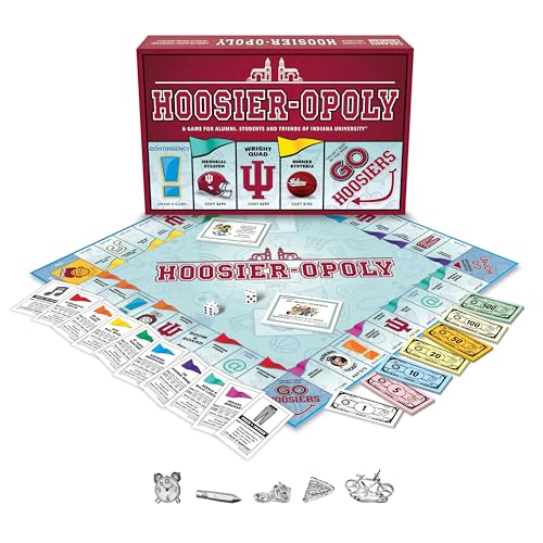 Juego de Mesa Late for The Sky Indiana University IU-Opoly miniatura 3