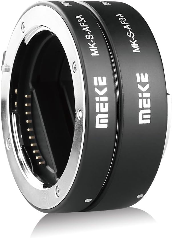 Tube extension MK-S-AF-A Meike avec grip batterie pour reflex Sony